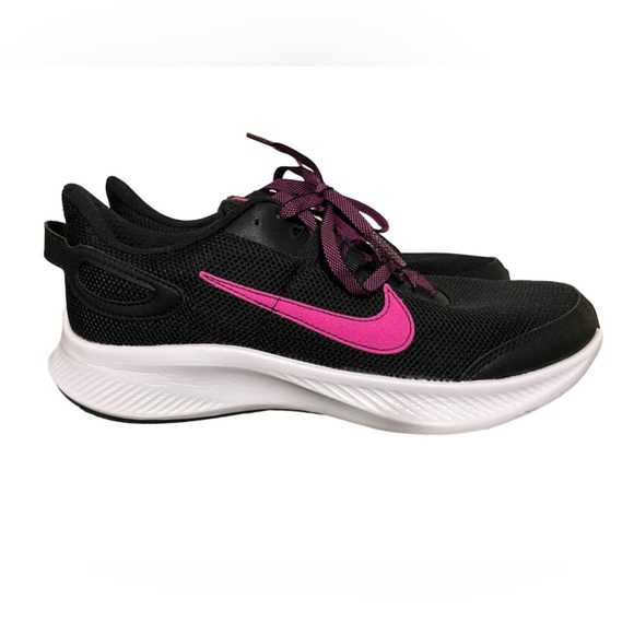 NIKE Sz 9 RUNALLDAY Women’s Black & Pink Running Athletic Shoes 2 CD0224 005 EUC - Picture 8 of 8